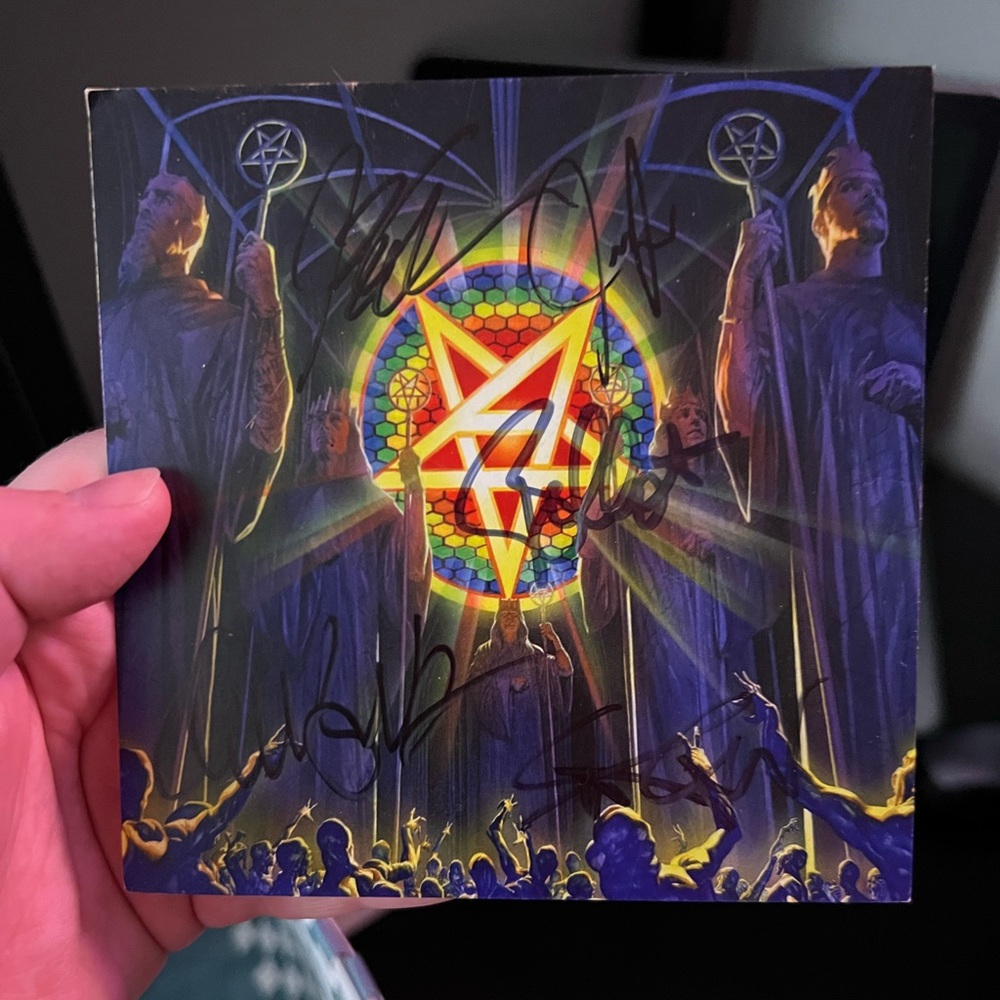 Anthrax For All Kings Signed Post Card